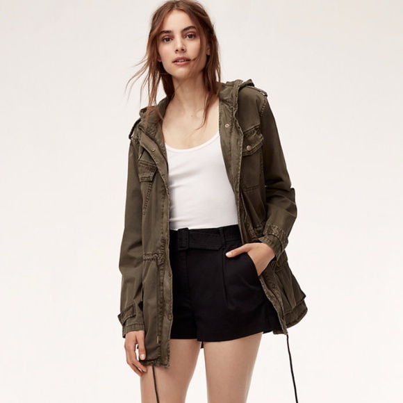 Aritiza “Talula” Trooper Utility Drawstring Waist Jacket - Picture 1 of 4